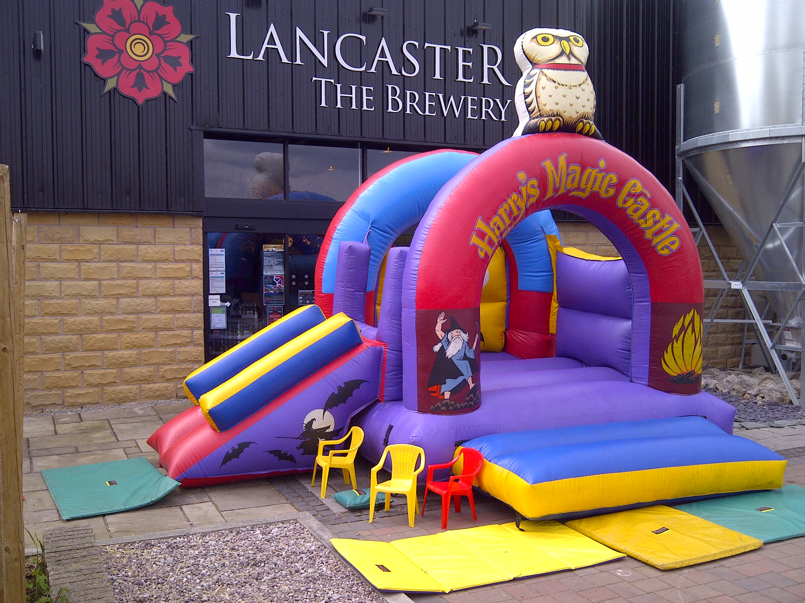 17 x 15 Harry Potter Bouncy Castle with Slide - R Leisure Hire Ltd - 01524 733540